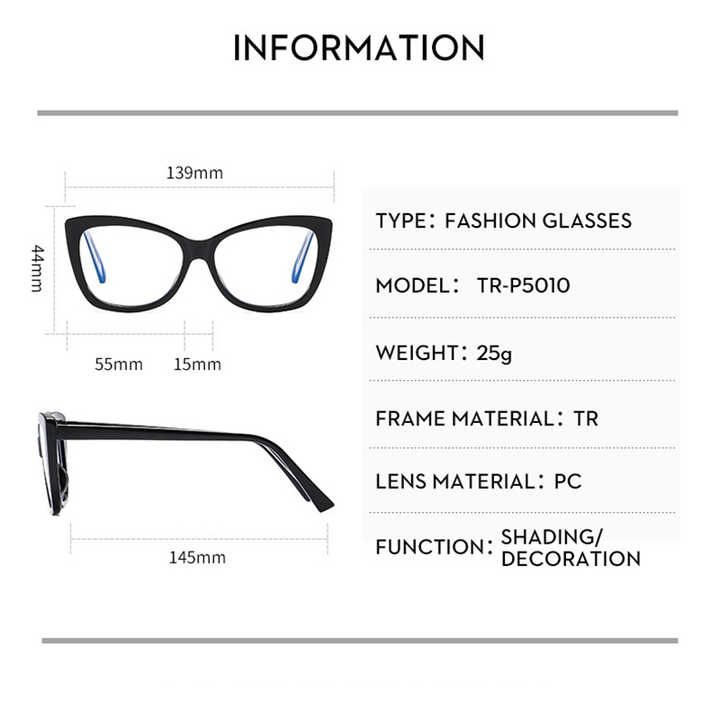 Glasses Female-Anti-Blue Light Glasses 