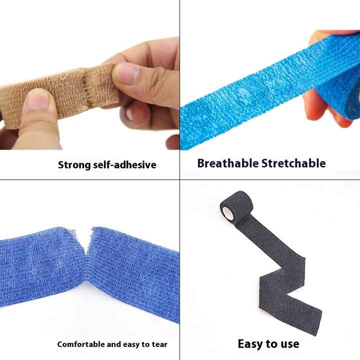 ضمادة ساق حصان مطبوعة عالية اللصق ذاتي . Self Adhesive Printed Horse Leg Bandage -m Long