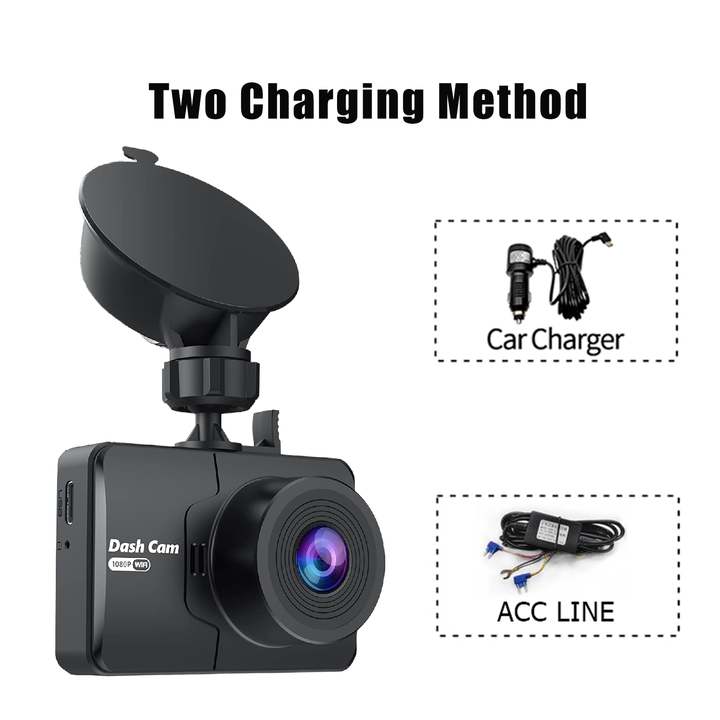 Dash camera. 