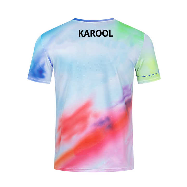 Men's shirts made of polyester. 