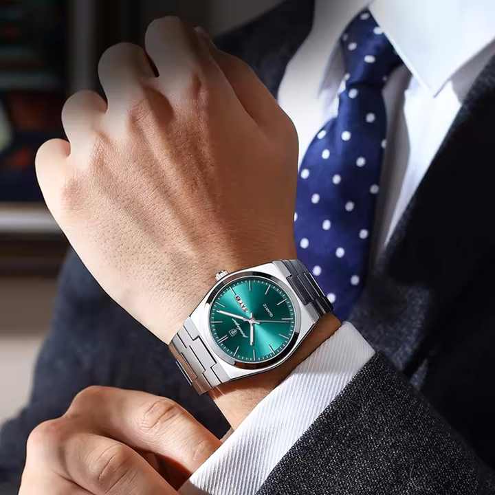 POEDAGAR 930 New Luxury Men's Watch Stainless Steel 