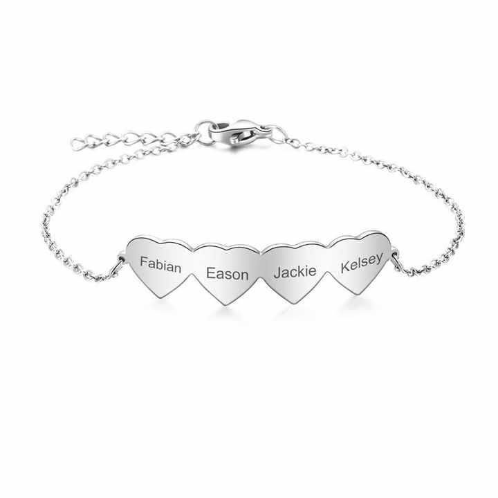 Custom Baby Accessories Stainless Steel Baby Name Bracelets 