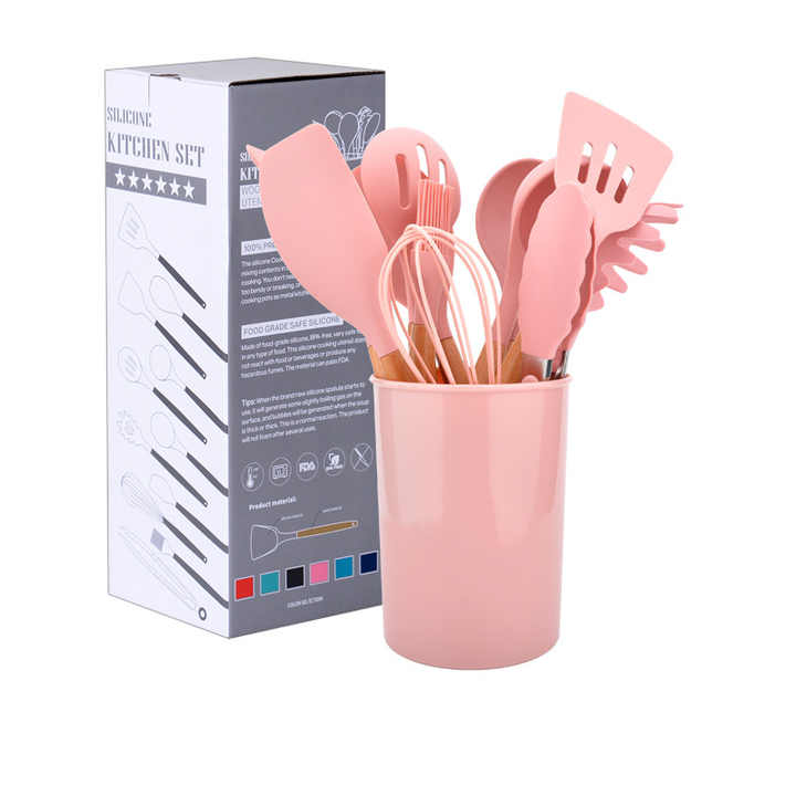 Utensils Set with Wooden Handle 