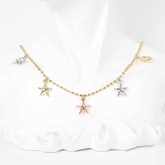 Gold Star Necklace 