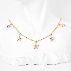 Gold Star Necklace 
