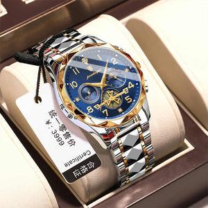 POEDAGAR 972 Luxury Men's Waterproof Watch. 