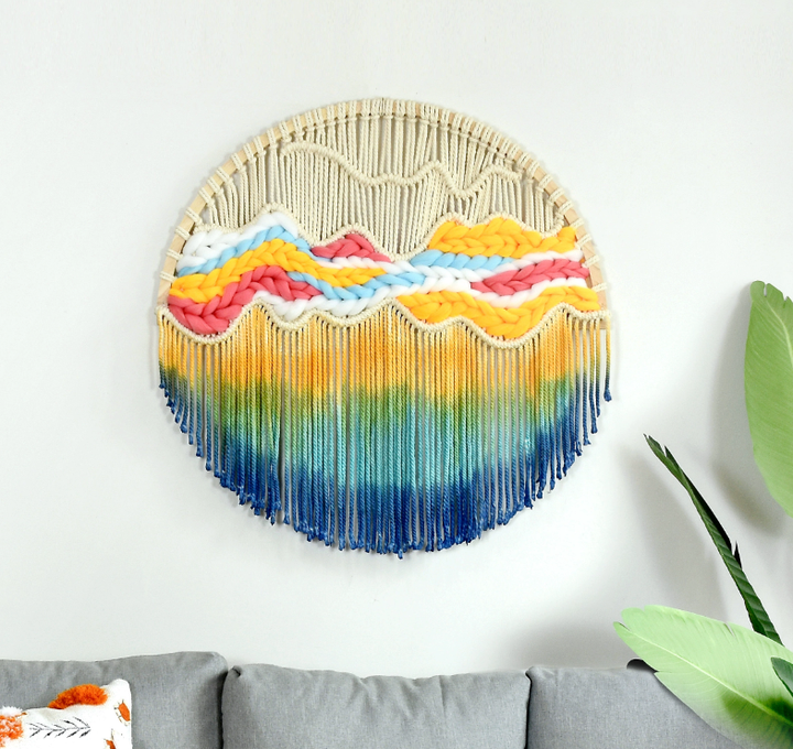 Irregular Modern Macrame Decor Home Decor Wall Art Designs Tapestry Home Decor for Living Room and Home Walls 