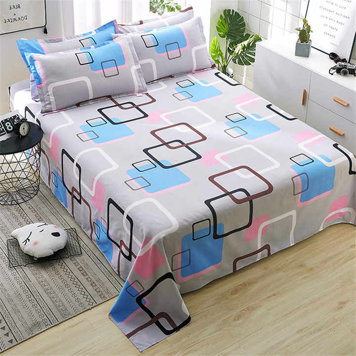 مخطط صفائح تتضمن شكل مربعات + المخدة . Sheets Chart Includes Square Shape + Pillowcase 3-Piece