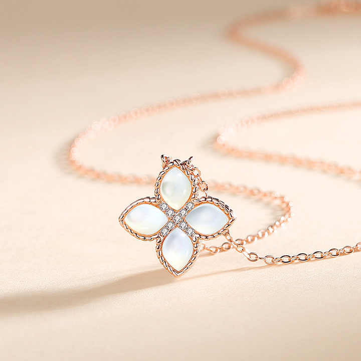 Luxury rose gold jewelry set