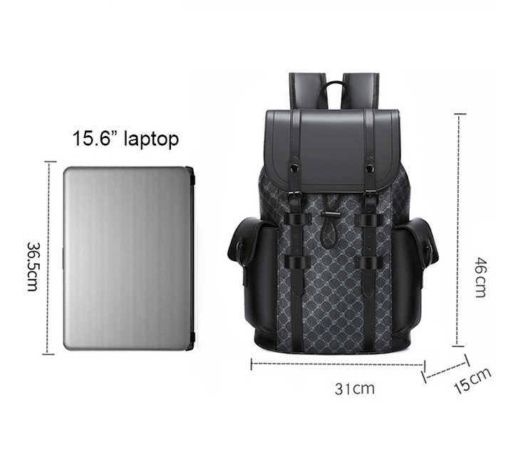 حقائب ظهر أنيقة بغطاء أكسفورد وحقيبة كمبيوتر محمول