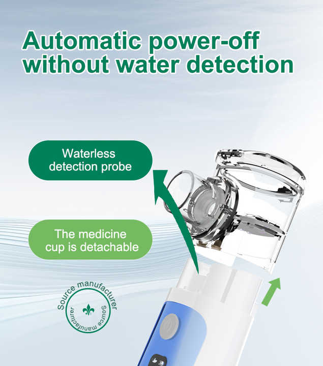 New Fashion No Holes Digital Mesh Inhaler Portable Smart 