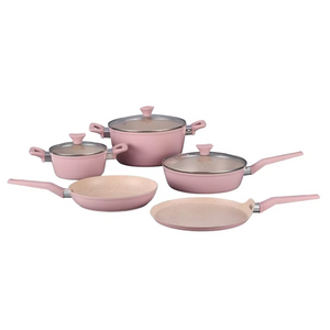 New Arrival Pink Marble Coating Induction Cookware Non-stick Coating Non-stick Coating New Arrival Pink Marble Coating Induction Cookware Non-stick Coating 