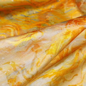 قماش حرير ساتان مرن لامع