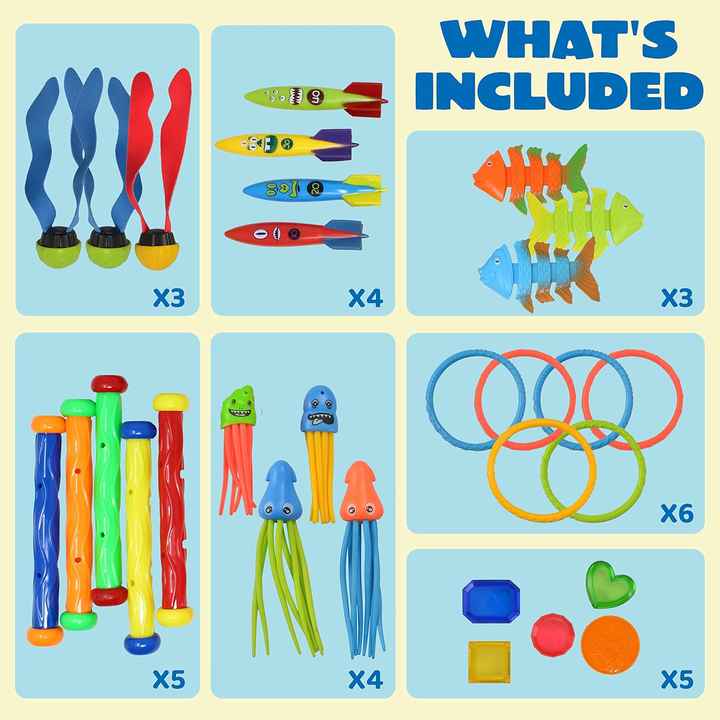 Kids Pool Toys Set 