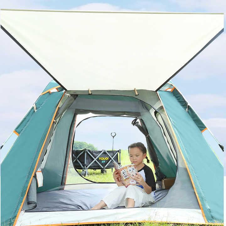 Outdoor Camping and Mountaineering Equipment HIKING Green Waterproof Tent