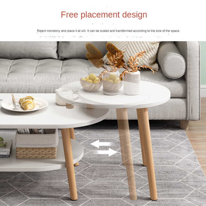Creative coffee table combination simple modern living room round table 