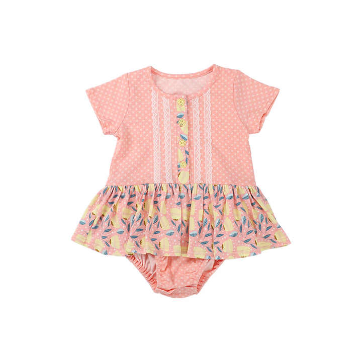 Girls' Summer Romper Jumpsuit 