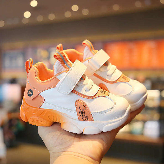 Children's Casual Wear-Resistant Sneakers, Size 20-31 
