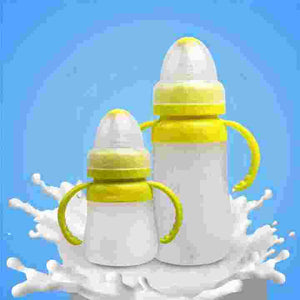 plastic baby feeding bottle