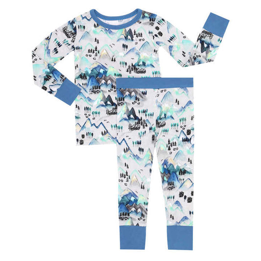 Custom Manufacturer Long Sleeve Bamboo Baby Sleepwear 