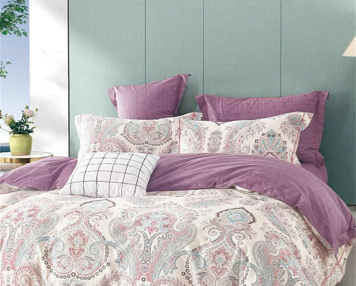 Summer Printed Cotton Bedspread Set 