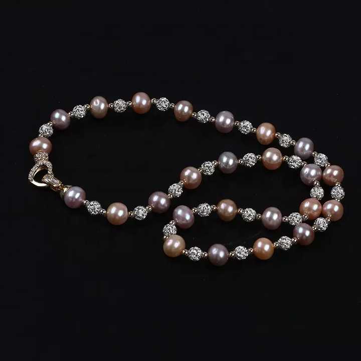 Natural pearl jewelry necklace