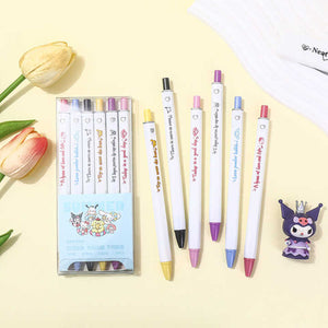 Sanrio Square Press Pen Slogan 