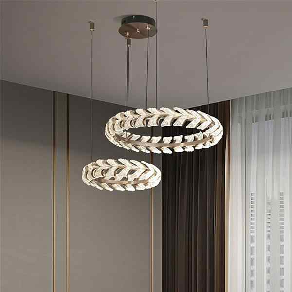 Two-circle lamp with three 