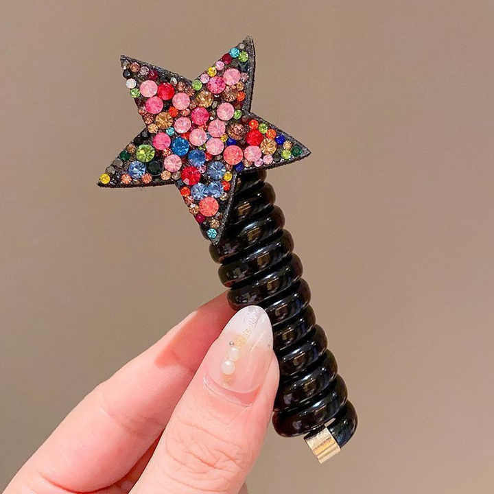High Elasticity Girls Pentagram Hair Accessories 