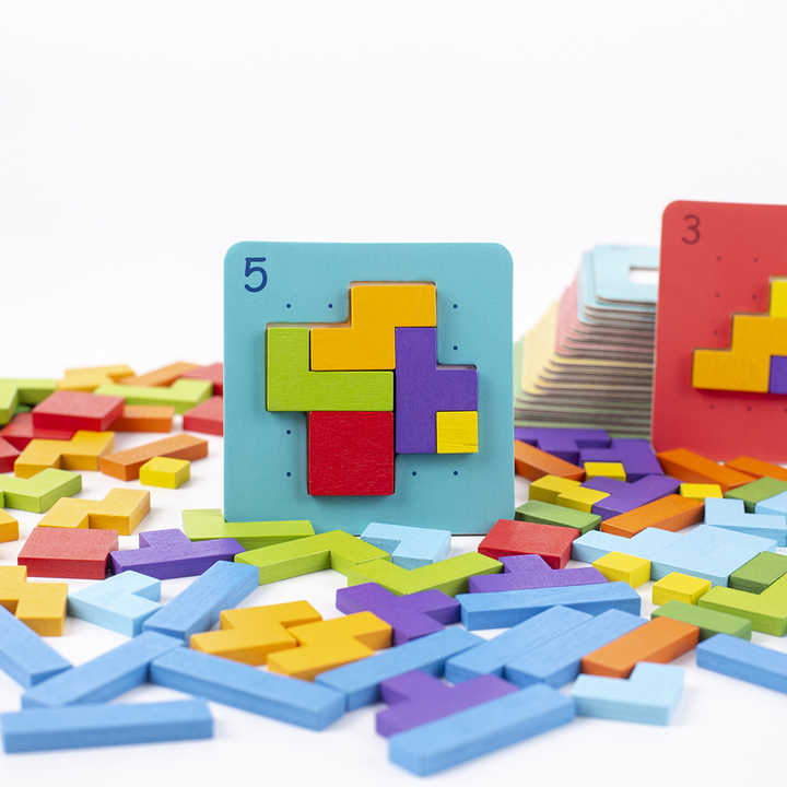 Educational games, wooden puzzles 