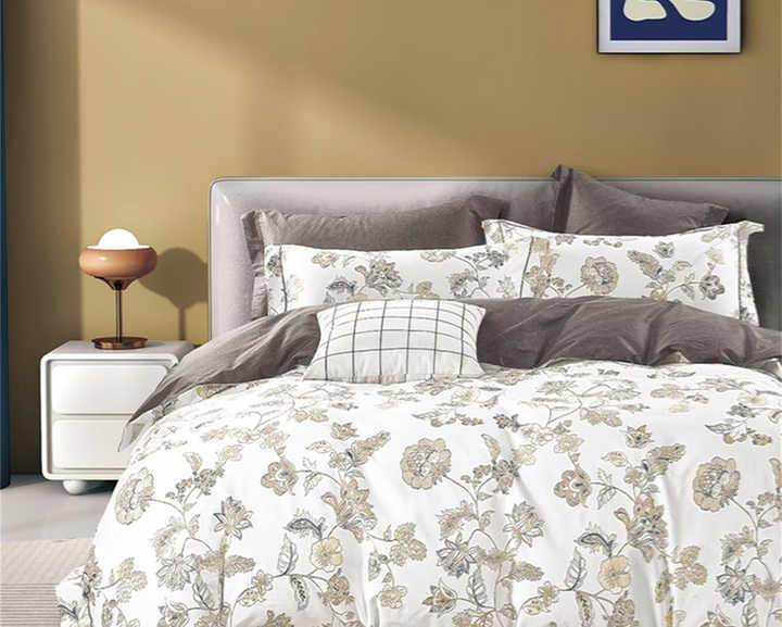 Summer Printed Cotton Bedspread Set 