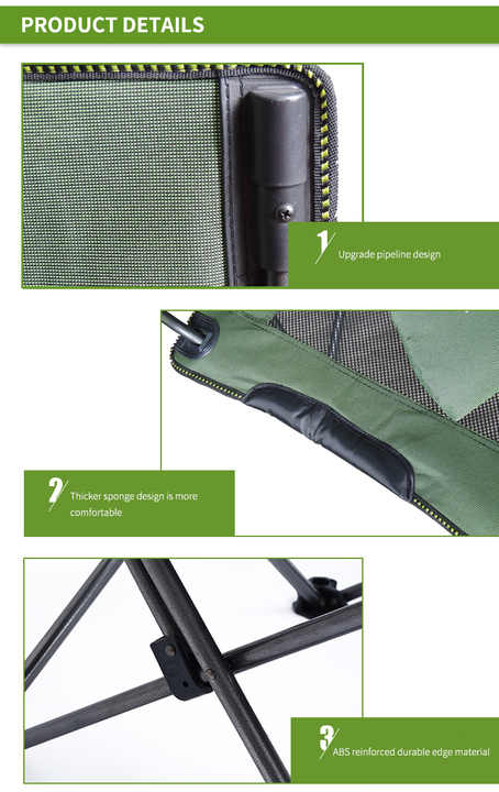 Foldable, lightweight and portable. 