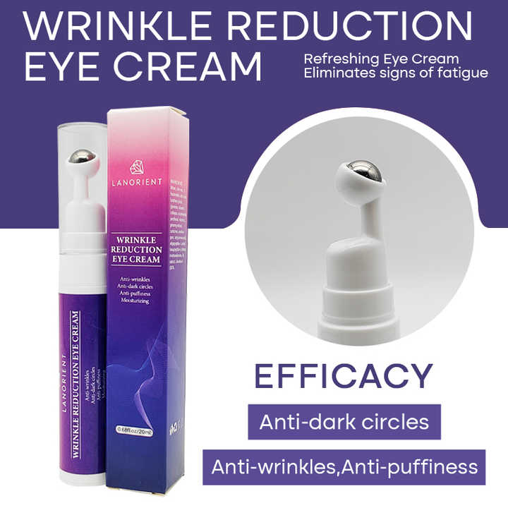 Removal Eye Bag Retinol Eye Cream With Ball Massager Korean Skin Care Products 