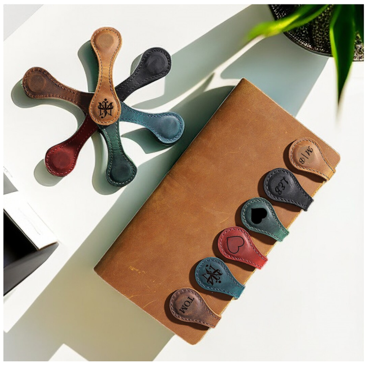 RTS Leather Magnetic Bookmark 