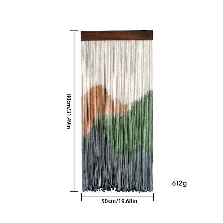 Bohemian Yarn Large Tie Dye Macrame Wall Hanging for 