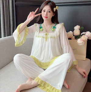 بيجامة نسائية-بدلات نوم نسائيه