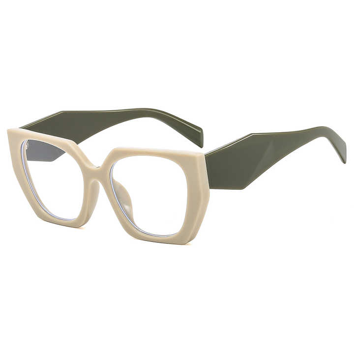 نظارات للنساء, نظارات بألوان الحلوى المضلع ، مضادة للضوء الأزرق ، كلاسيكية ، موضة جديدة ، نظارات بلاستيكية شفافة ، نظارات نسائيةWomen's Glasses, Candy Color Polygon Anti-Blue Light Classic New Fashion Transparent Plastic Glasses, Women's Glasses