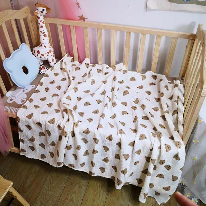 Baby Blanket - INS Hot Cute Brown Teddy Bear 