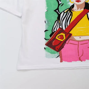 تي شيرت نسائي جديد لصيف