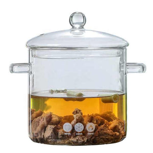 Transparent cooking pot food warmers