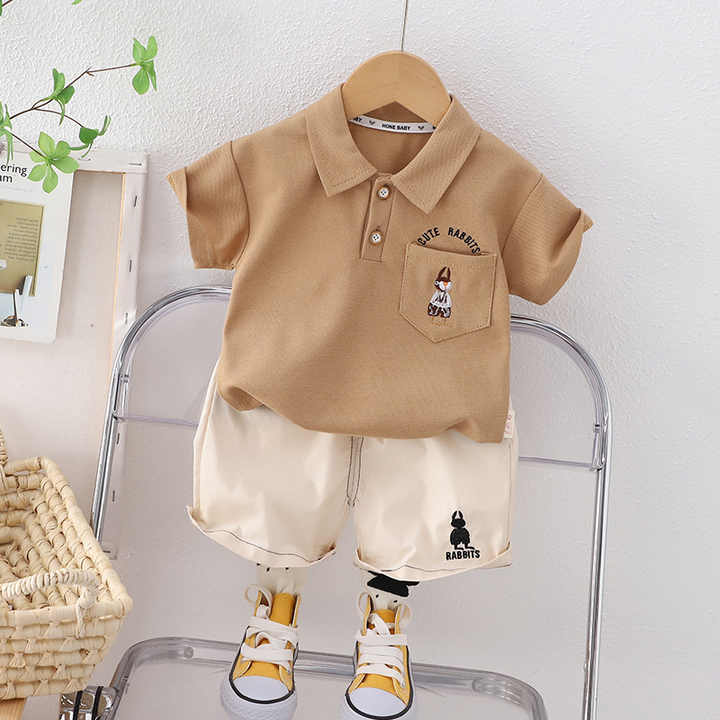 Handsome Summer Toddler Boys Clothing Sets 