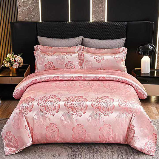 Best Selling 4 Piece Luxury Cotton Hotel Bedding Set Duvet Cover Set 