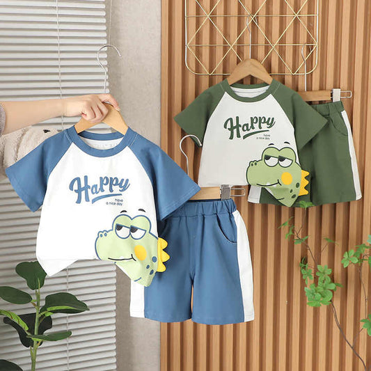 Boys' shorts, two-piece set 