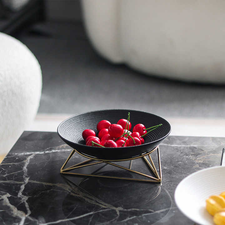 Large Luxury White Ceramic Serving Tray 
