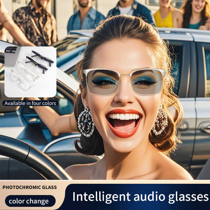 Lightweight Titanium Frame Smart Glasses 