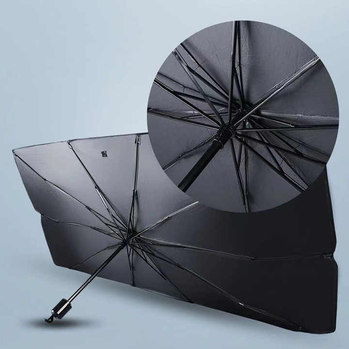 مظلة السيارة طوي حاجز شمس للسيارة نافذة . Hot Sale UV Blocking 190T Car Umbrella Foldable Car