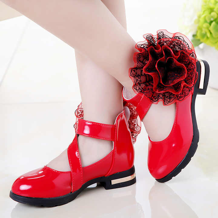 Girls' party heels, medium heels 