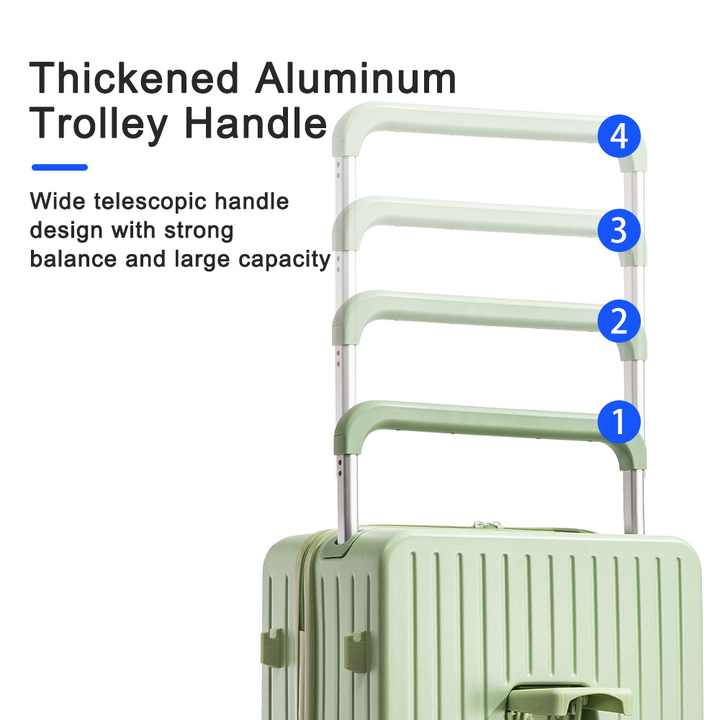 Multifunctional Wide Wheeled Luggage Bag