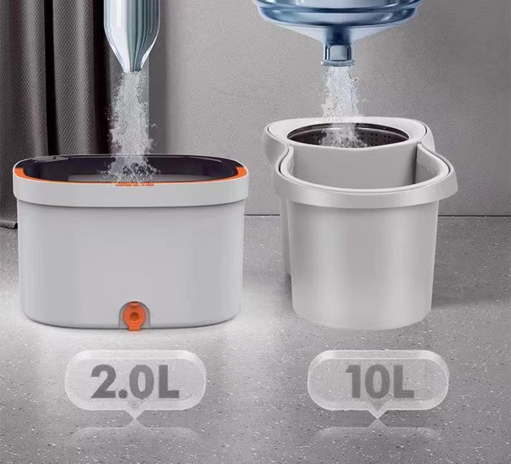 High quality microfiber mop with quality spin and extendable floor handle included for home use 