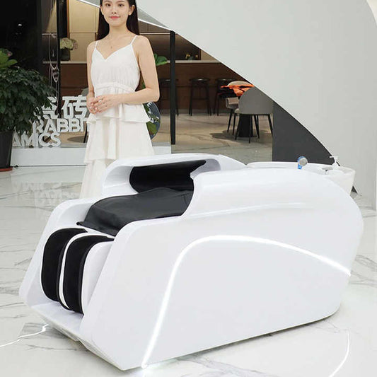Hair Washing Massage Chair Pedicure Shampoo Bed. كرسي غسيل الشعر والتدليك وسرير باديكير وشامبو وأثاث صالون